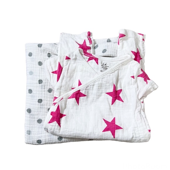 aden + anais Other - Aden + Anais One-Piece and Blanket Set